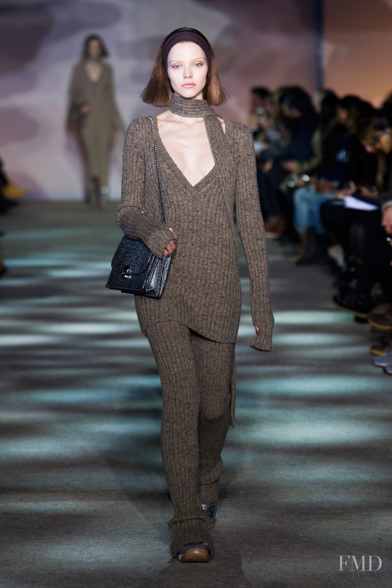 Sasha Luss featured in  the Marc Jacobs fashion show for Autumn/Winter 2014