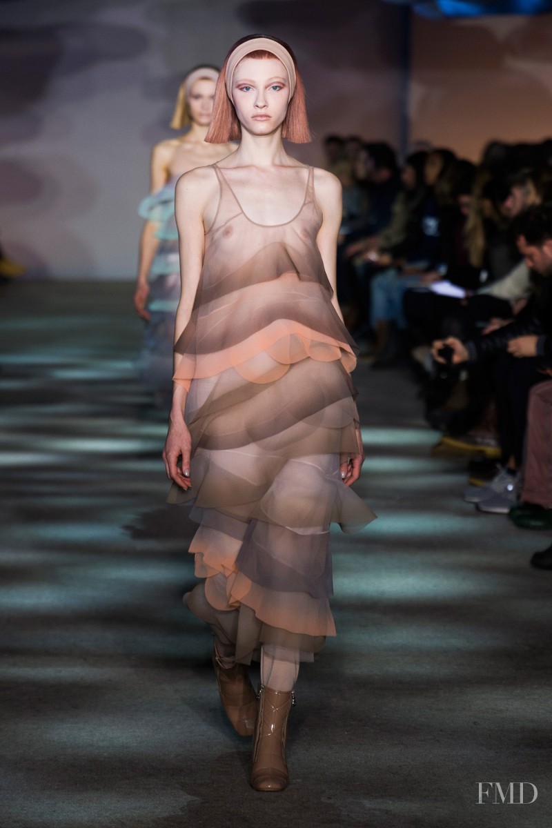 Lera Tribel featured in  the Marc Jacobs fashion show for Autumn/Winter 2014