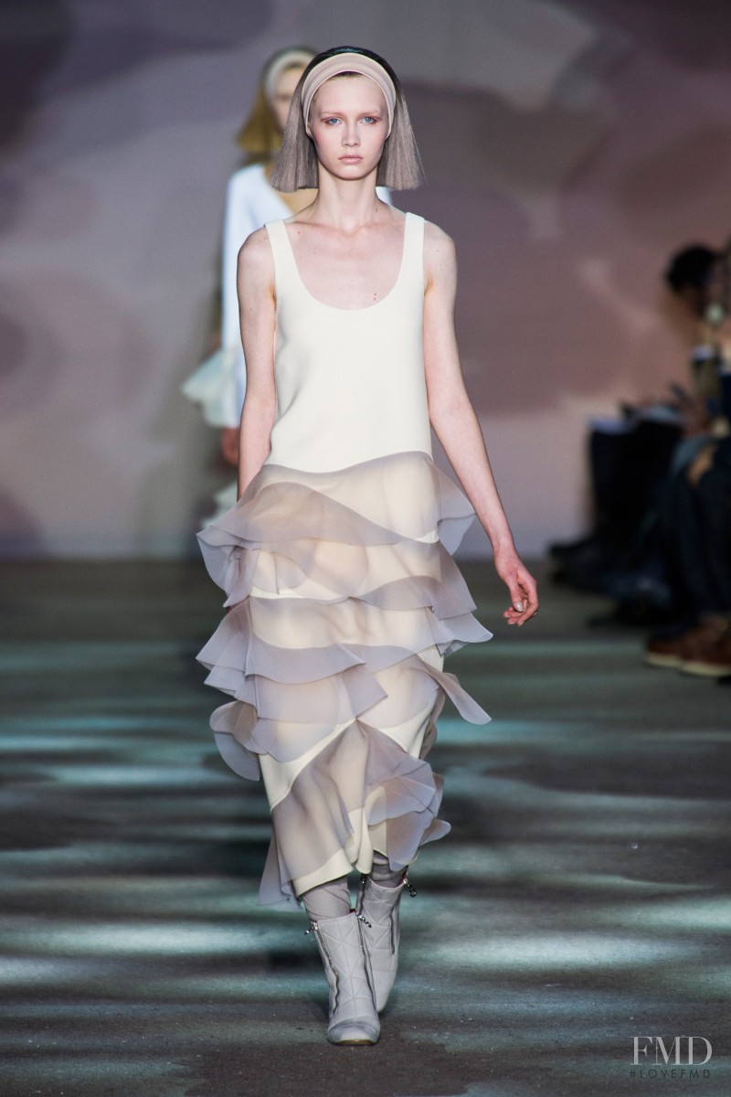 Alexandra Titarenko featured in  the Marc Jacobs fashion show for Autumn/Winter 2014