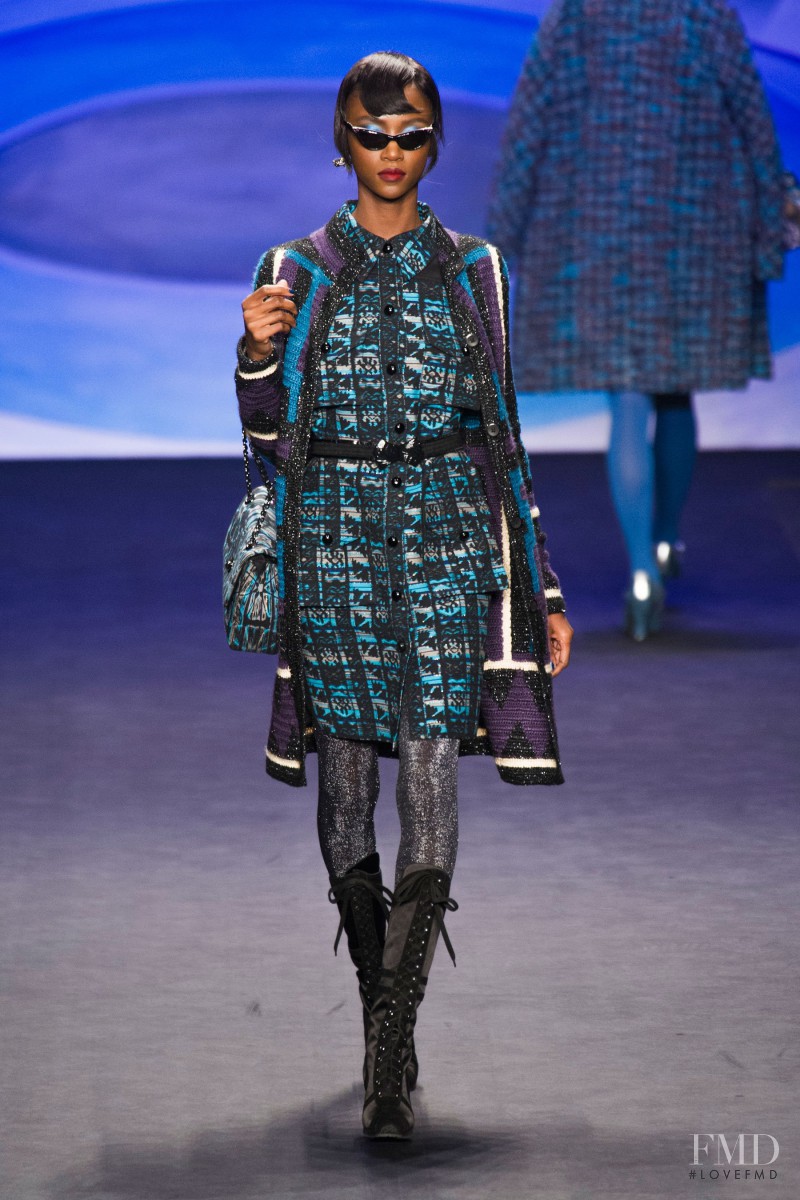 Riley Montana featured in  the Anna Sui fashion show for Autumn/Winter 2014