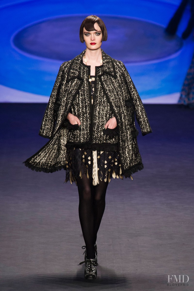 Sam Rollinson featured in  the Anna Sui fashion show for Autumn/Winter 2014