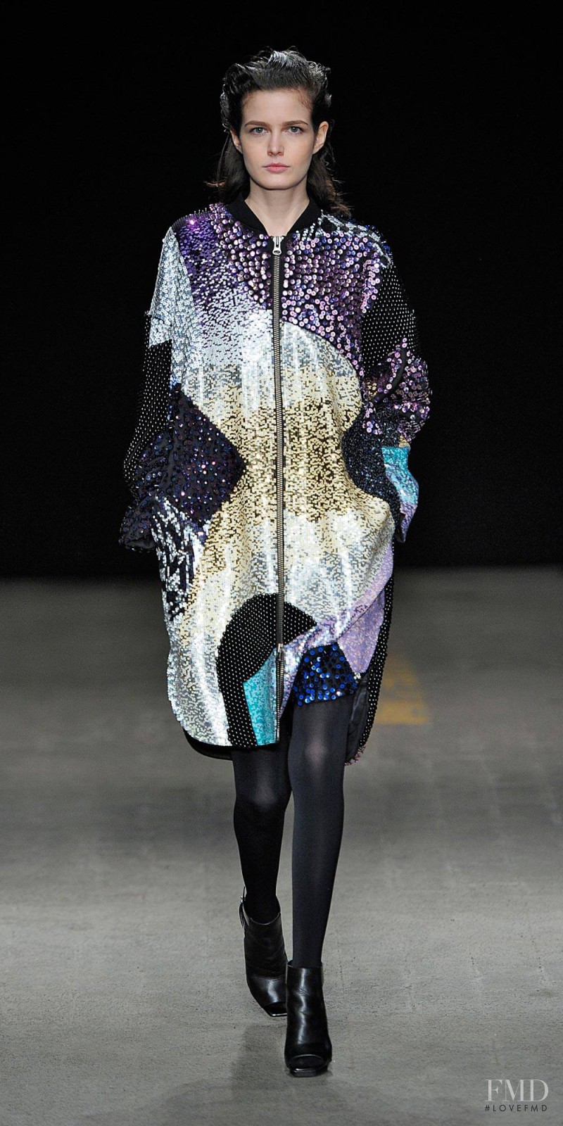 Zlata Mangafic featured in  the 3.1 Phillip Lim fashion show for Autumn/Winter 2014