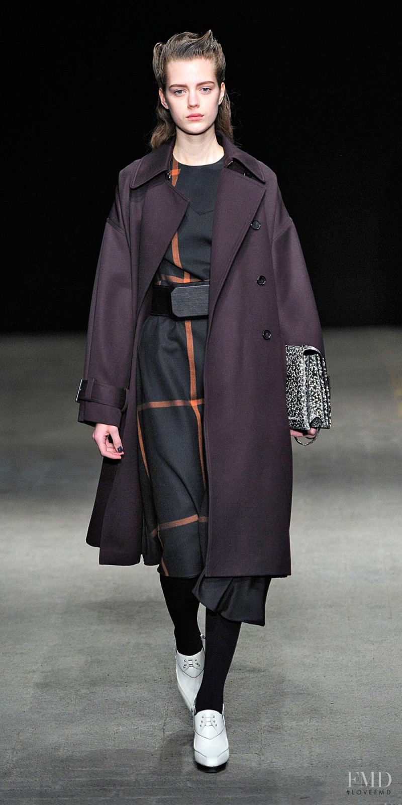 Esther Heesch featured in  the 3.1 Phillip Lim fashion show for Autumn/Winter 2014