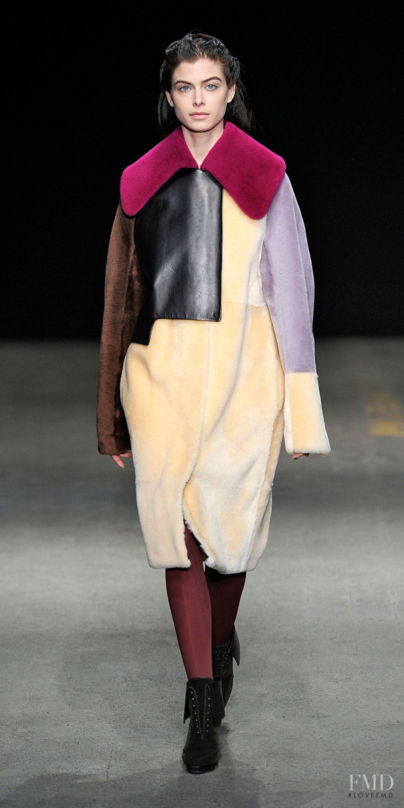 Pamela Bernier featured in  the 3.1 Phillip Lim fashion show for Autumn/Winter 2014