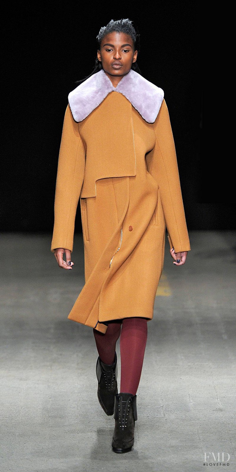 Tsheca White featured in  the 3.1 Phillip Lim fashion show for Autumn/Winter 2014