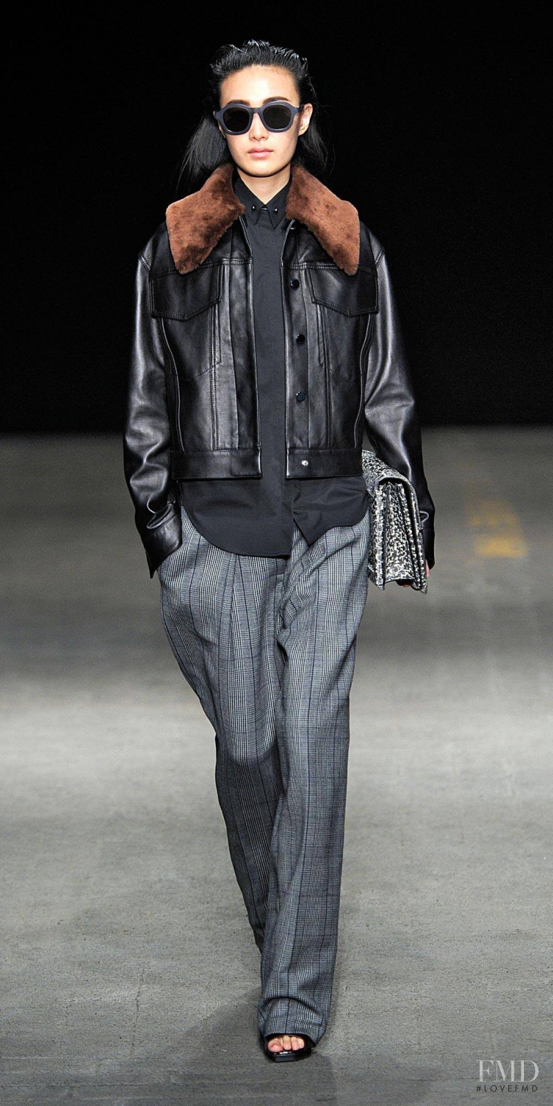 Shu Pei featured in  the 3.1 Phillip Lim fashion show for Autumn/Winter 2014