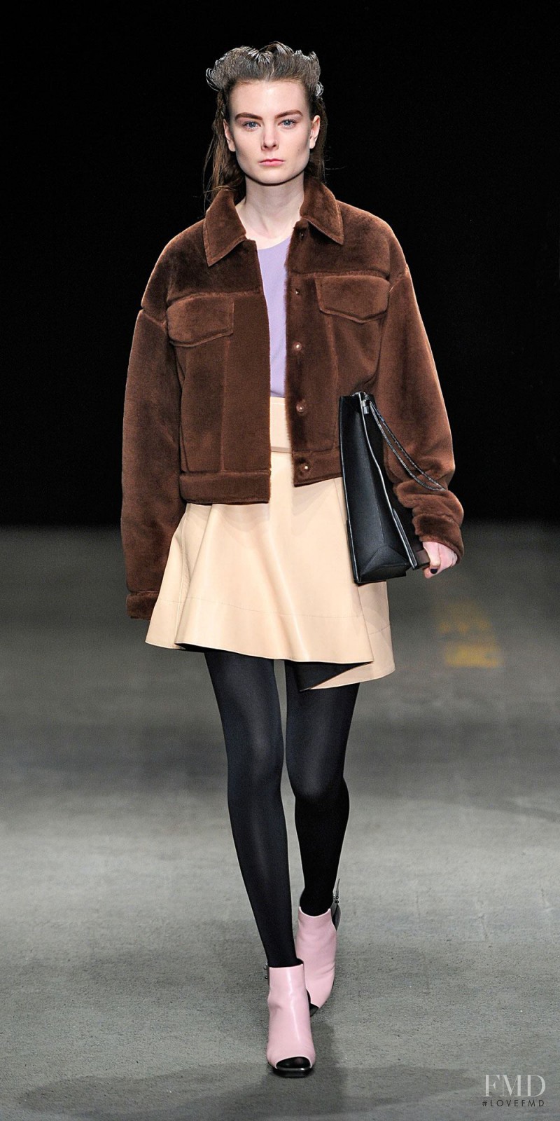 Emilie Ellehauge featured in  the 3.1 Phillip Lim fashion show for Autumn/Winter 2014