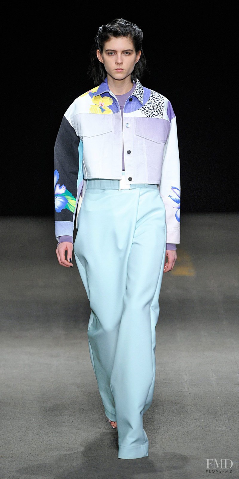 Kel Markey featured in  the 3.1 Phillip Lim fashion show for Autumn/Winter 2014
