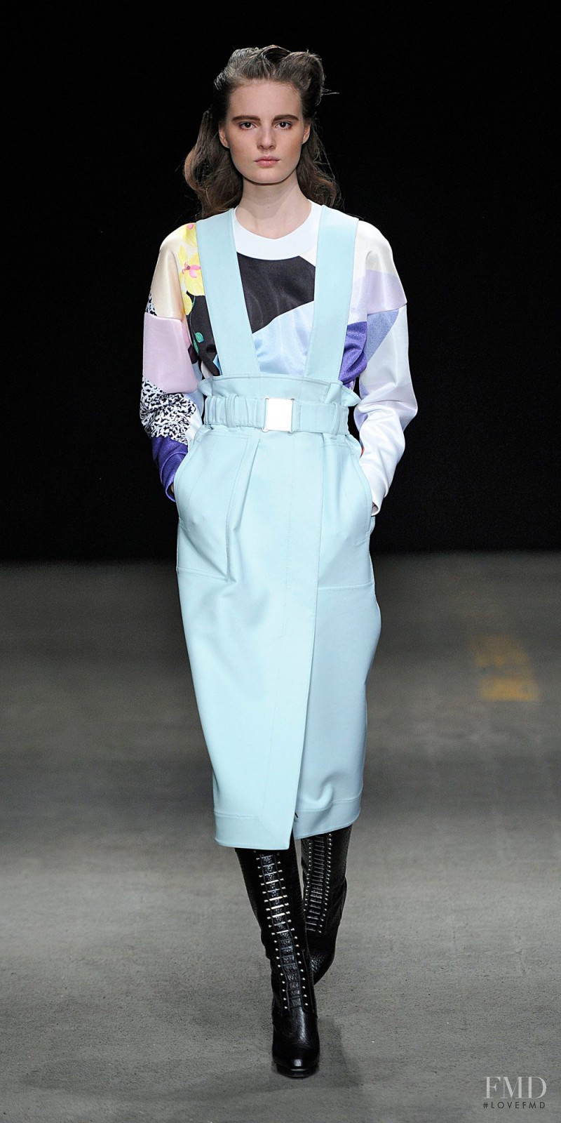 Tilda Lindstam featured in  the 3.1 Phillip Lim fashion show for Autumn/Winter 2014