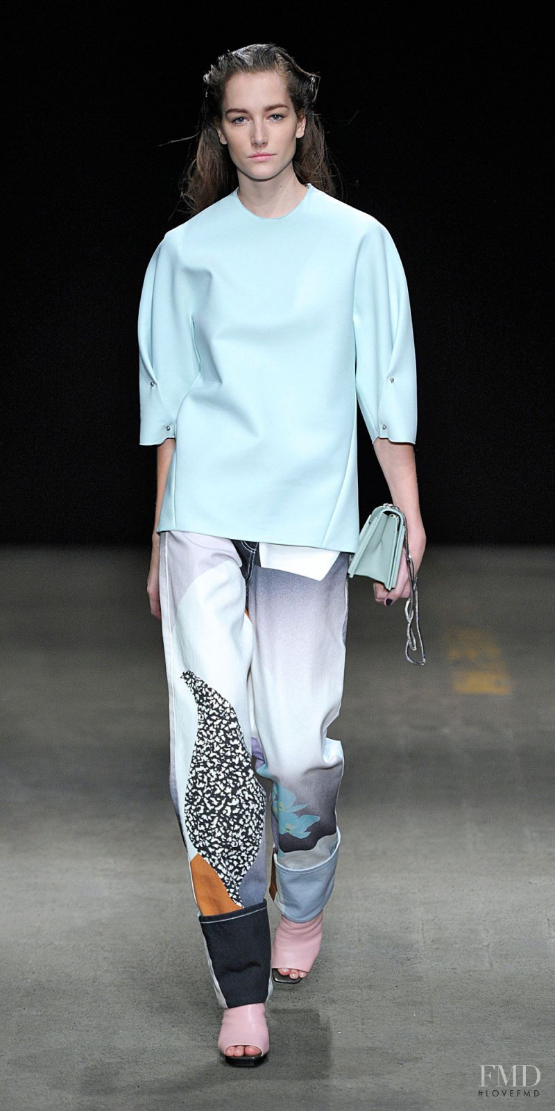 Joséphine Le Tutour featured in  the 3.1 Phillip Lim fashion show for Autumn/Winter 2014