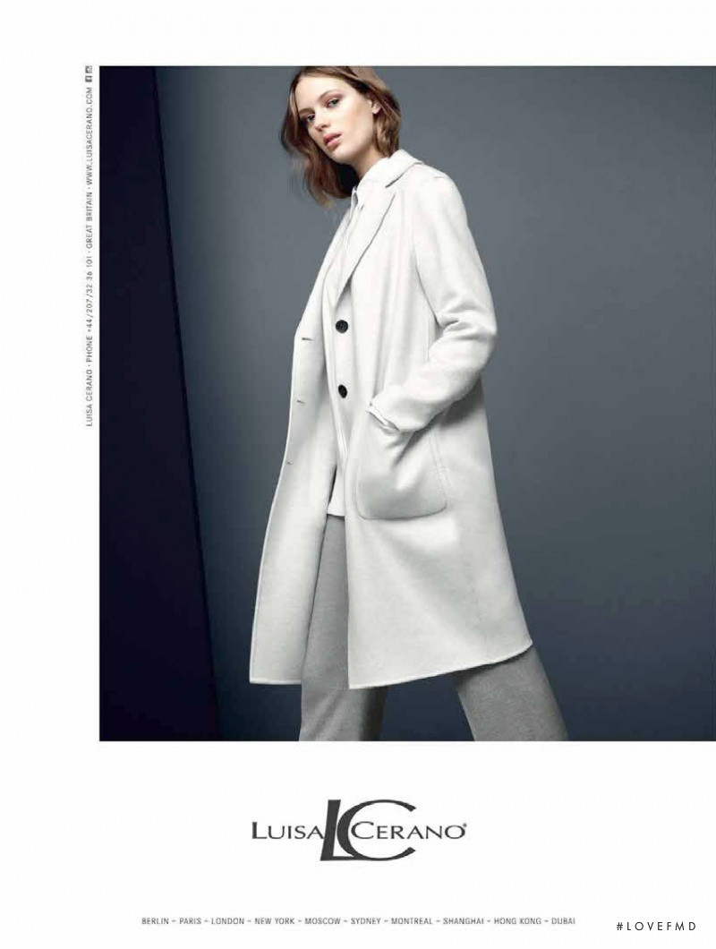 Luisa Cerano advertisement for Autumn/Winter 2016