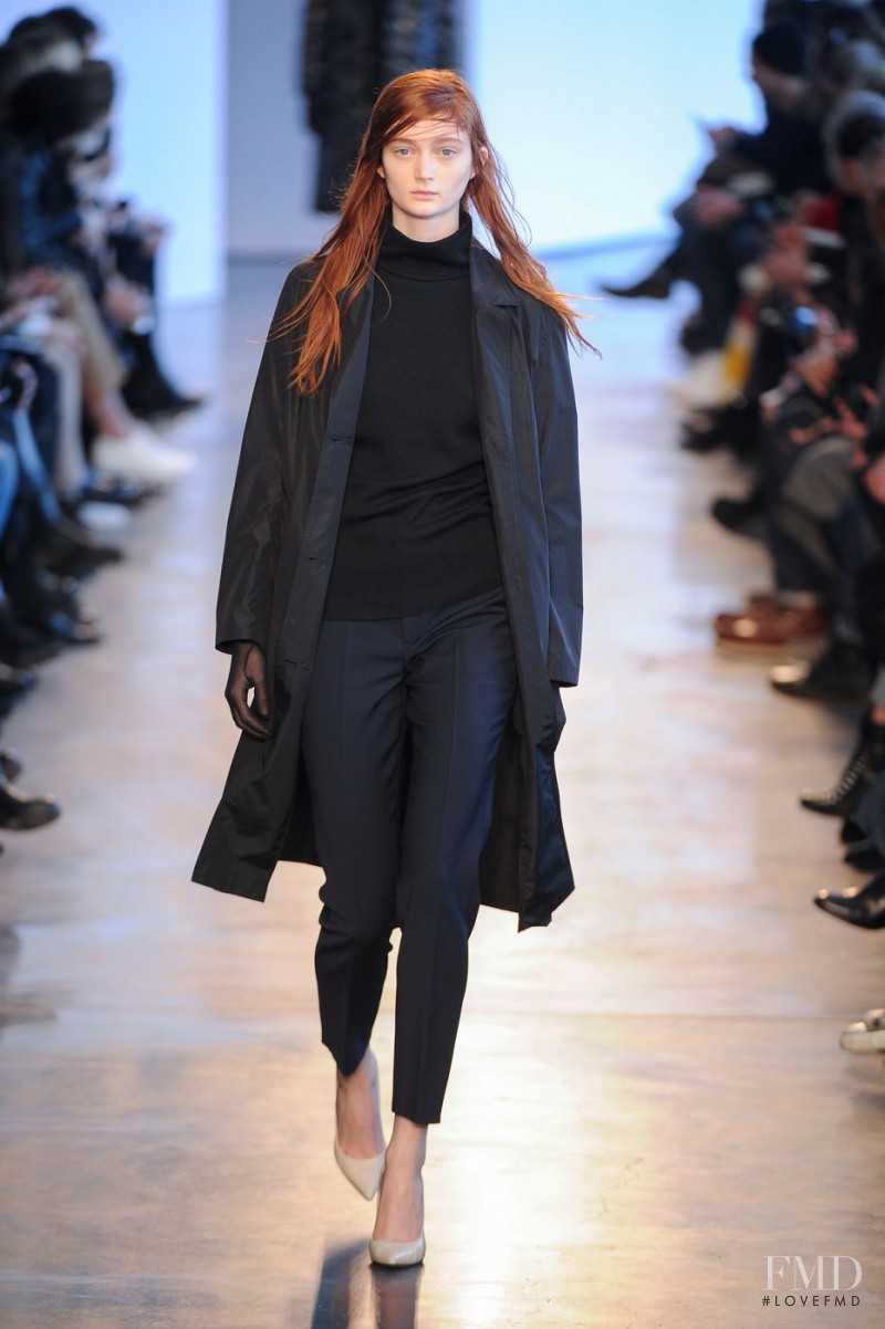 Sophie Touchet featured in  the Theory fashion show for Autumn/Winter 2014