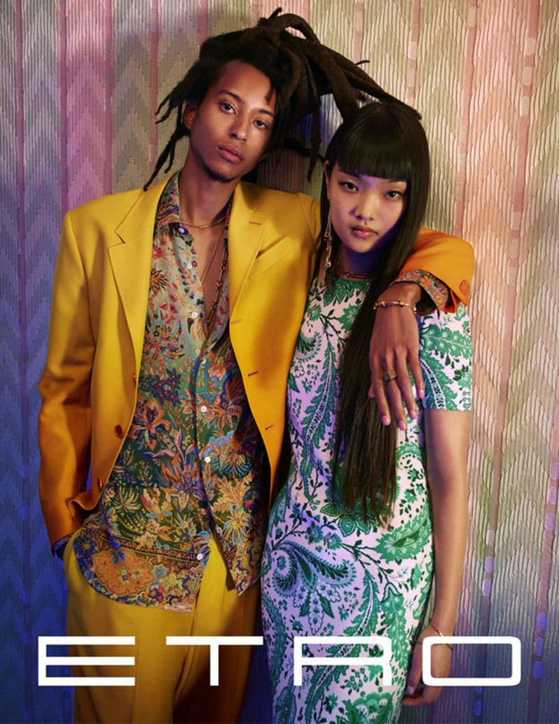 Etro Empire of Freedom advertisement for Spring/Summer 2022