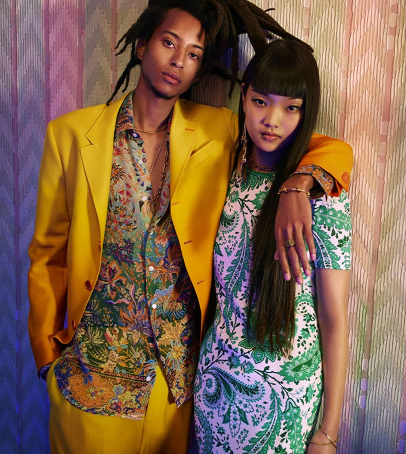 Etro Empire of Freedom advertisement for Spring/Summer 2022