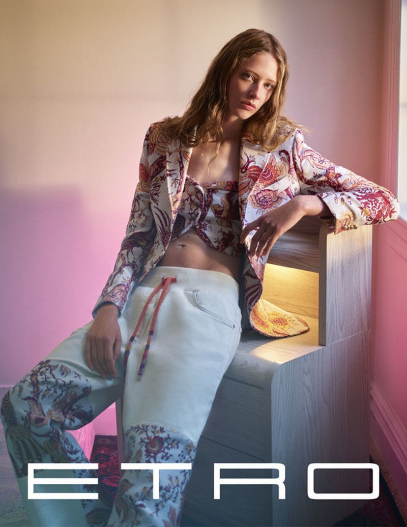 Etro Empire of Freedom advertisement for Spring/Summer 2022