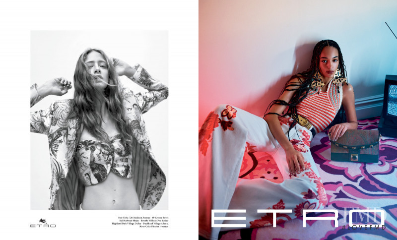 Etro Empire of Freedom advertisement for Spring/Summer 2022