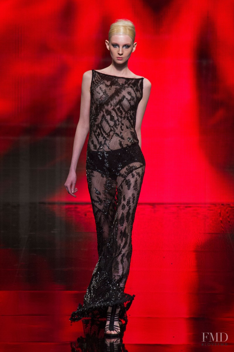 Nastya Sten featured in  the Donna Karan New York fashion show for Autumn/Winter 2014