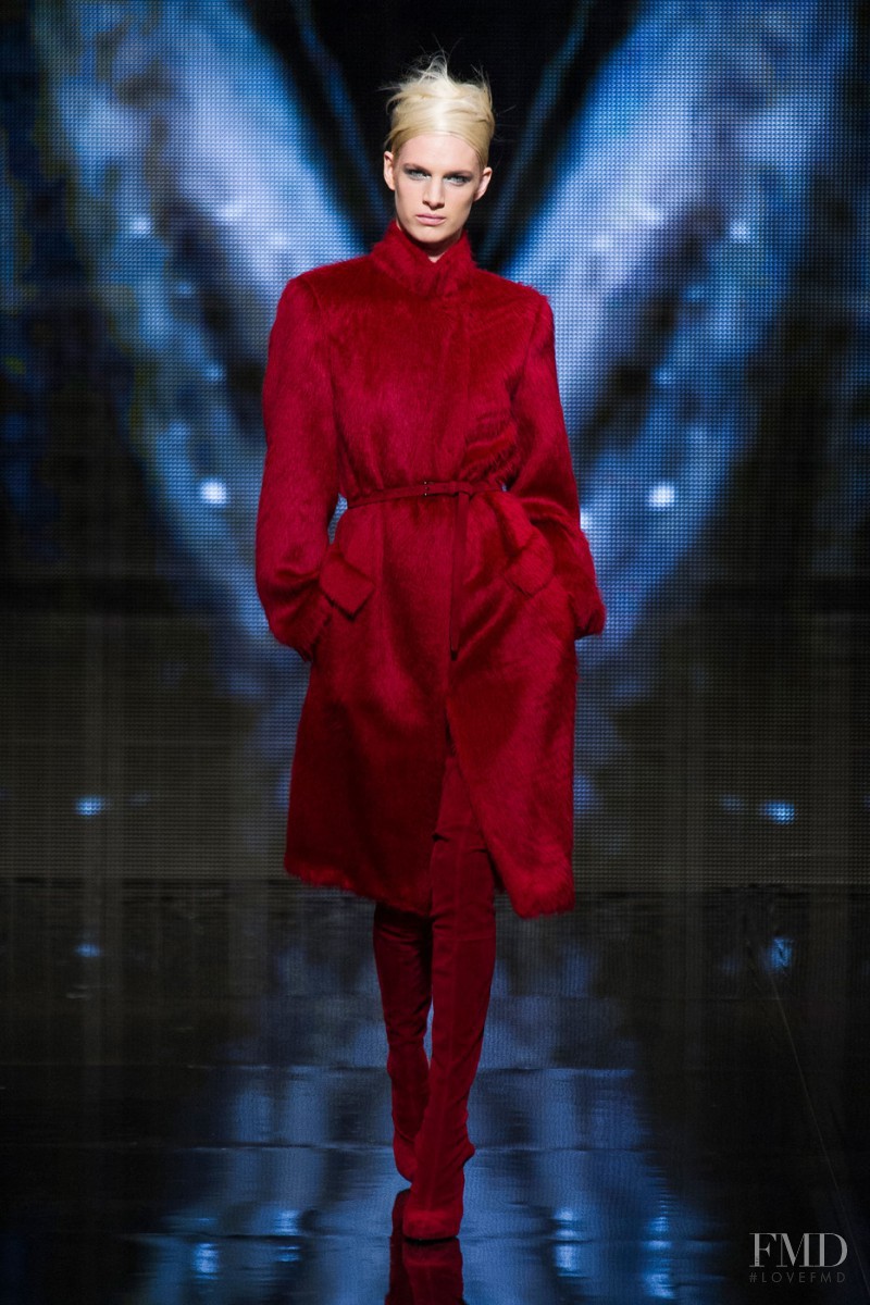 Ashleigh Good featured in  the Donna Karan New York fashion show for Autumn/Winter 2014