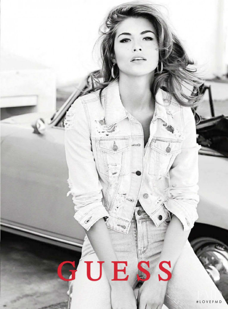 Grace Elizabeth featured in  the Guess advertisement for Summer 2015