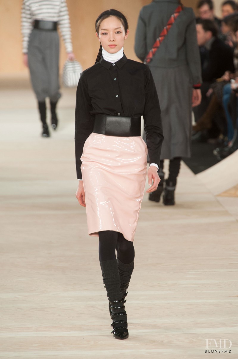 Fei Fei Sun featured in  the Marc by Marc Jacobs fashion show for Autumn/Winter 2014