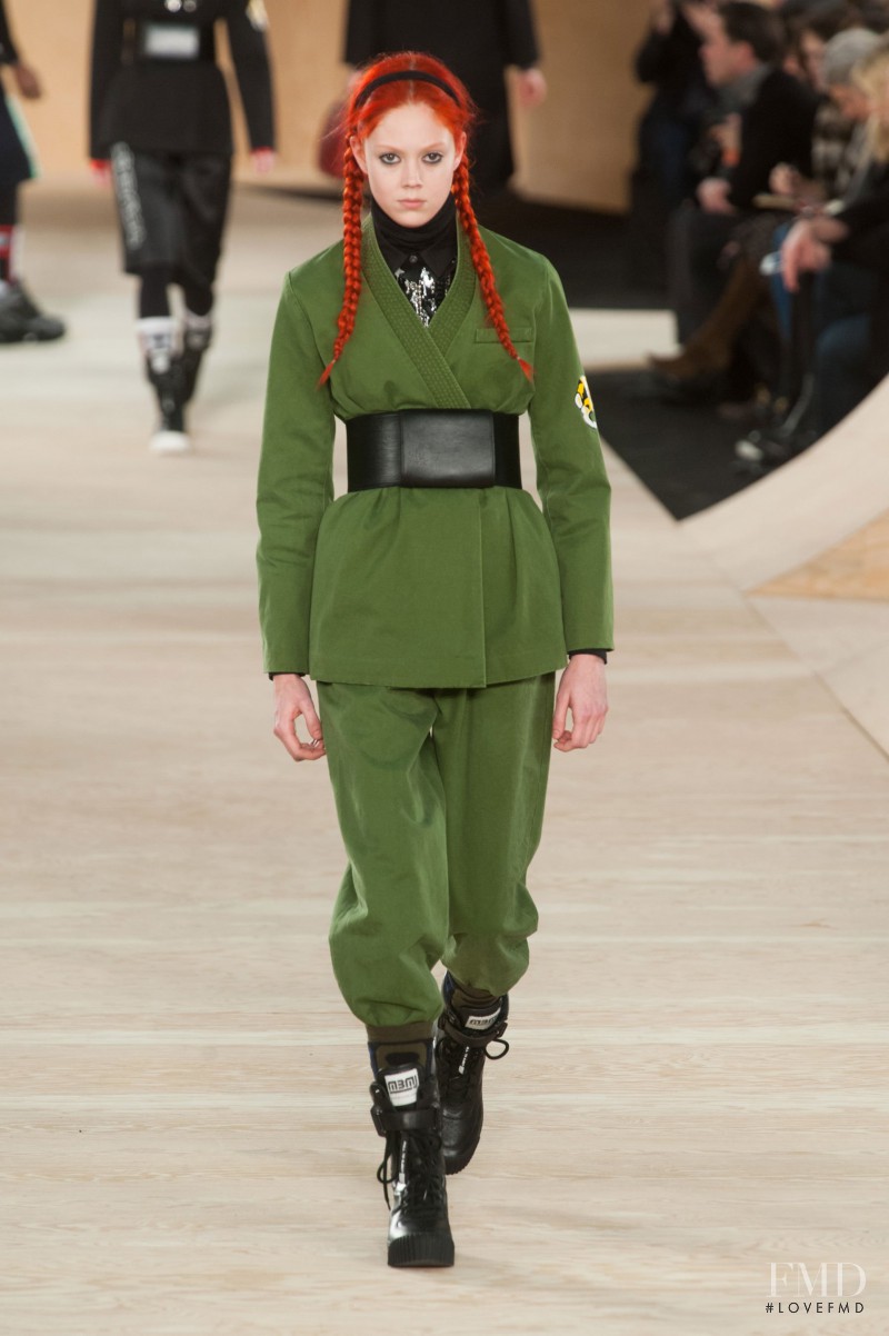 Natalie Westling featured in  the Marc by Marc Jacobs fashion show for Autumn/Winter 2014