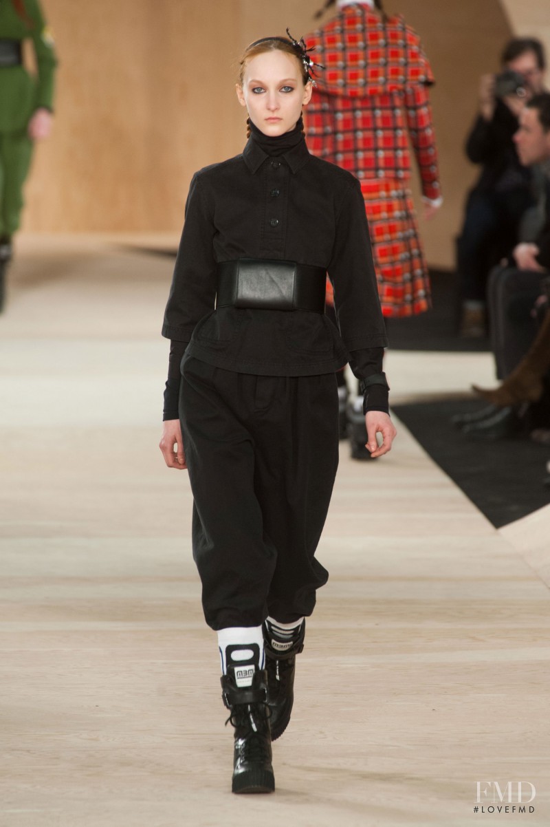 Nika Cole featured in  the Marc by Marc Jacobs fashion show for Autumn/Winter 2014
