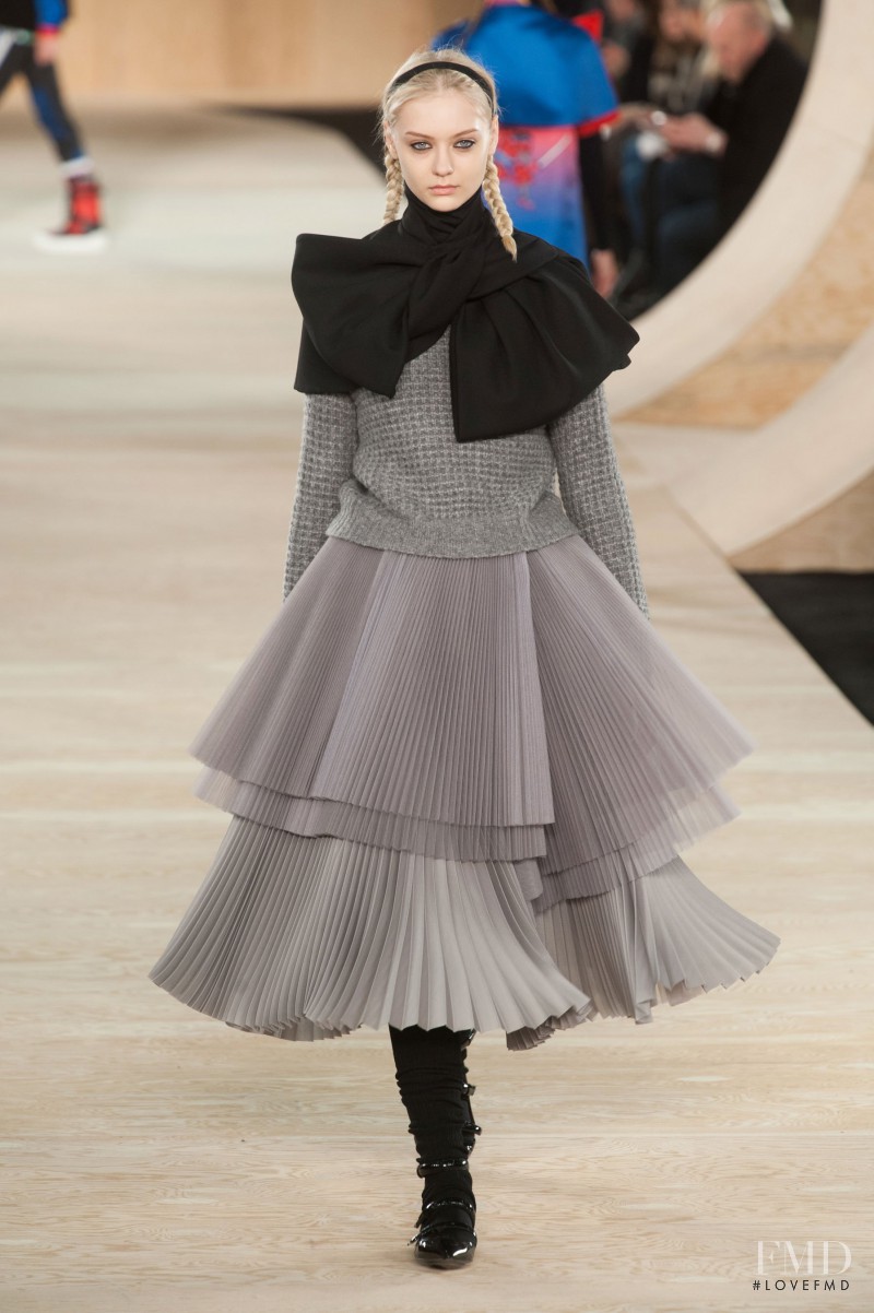 Nastya Kusakina featured in  the Marc by Marc Jacobs fashion show for Autumn/Winter 2014