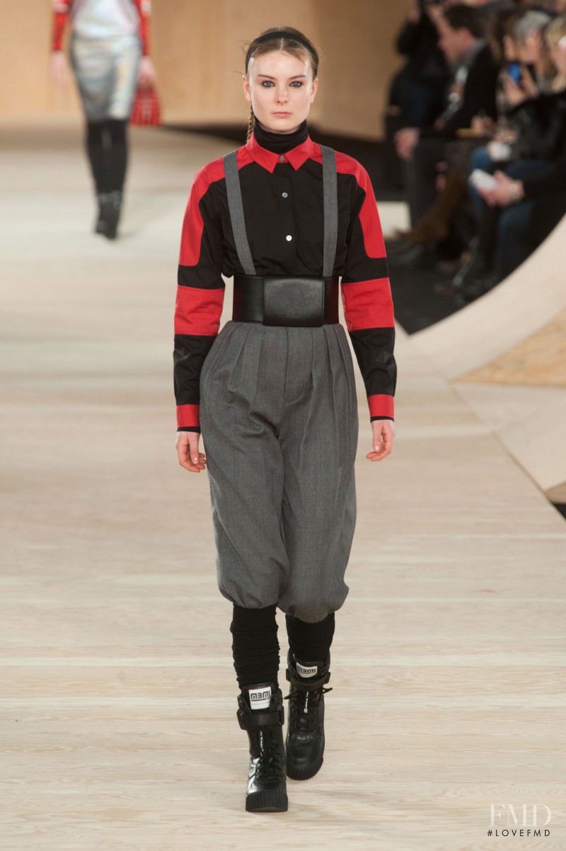 Emilie Ellehauge featured in  the Marc by Marc Jacobs fashion show for Autumn/Winter 2014