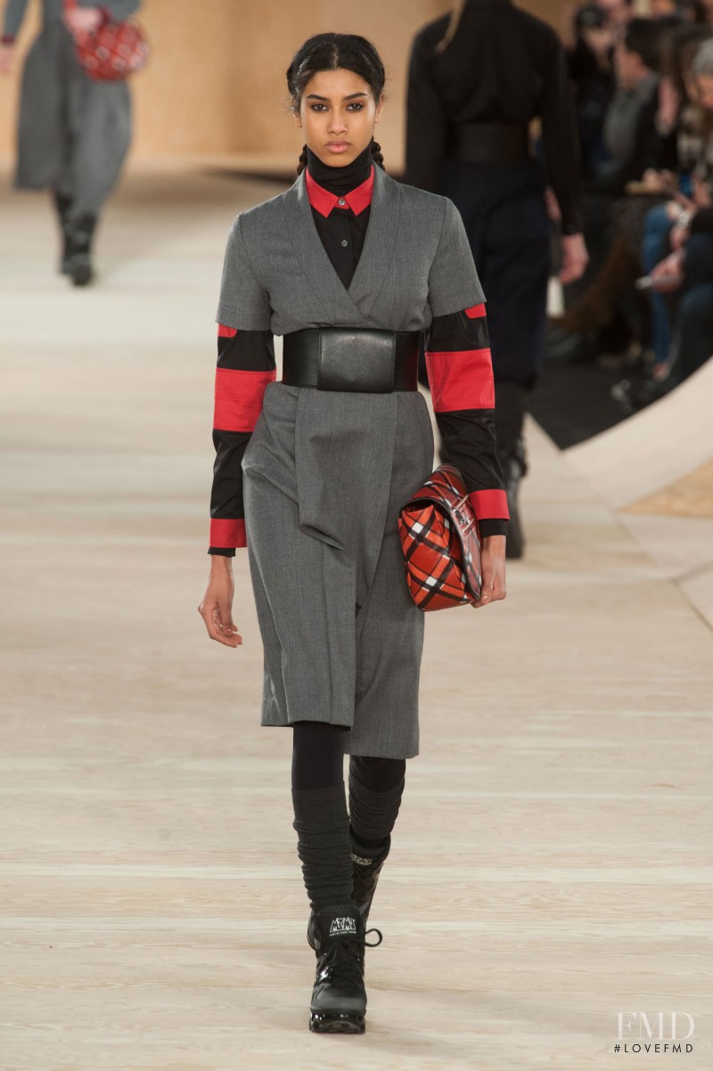 Imaan Hammam featured in  the Marc by Marc Jacobs fashion show for Autumn/Winter 2014