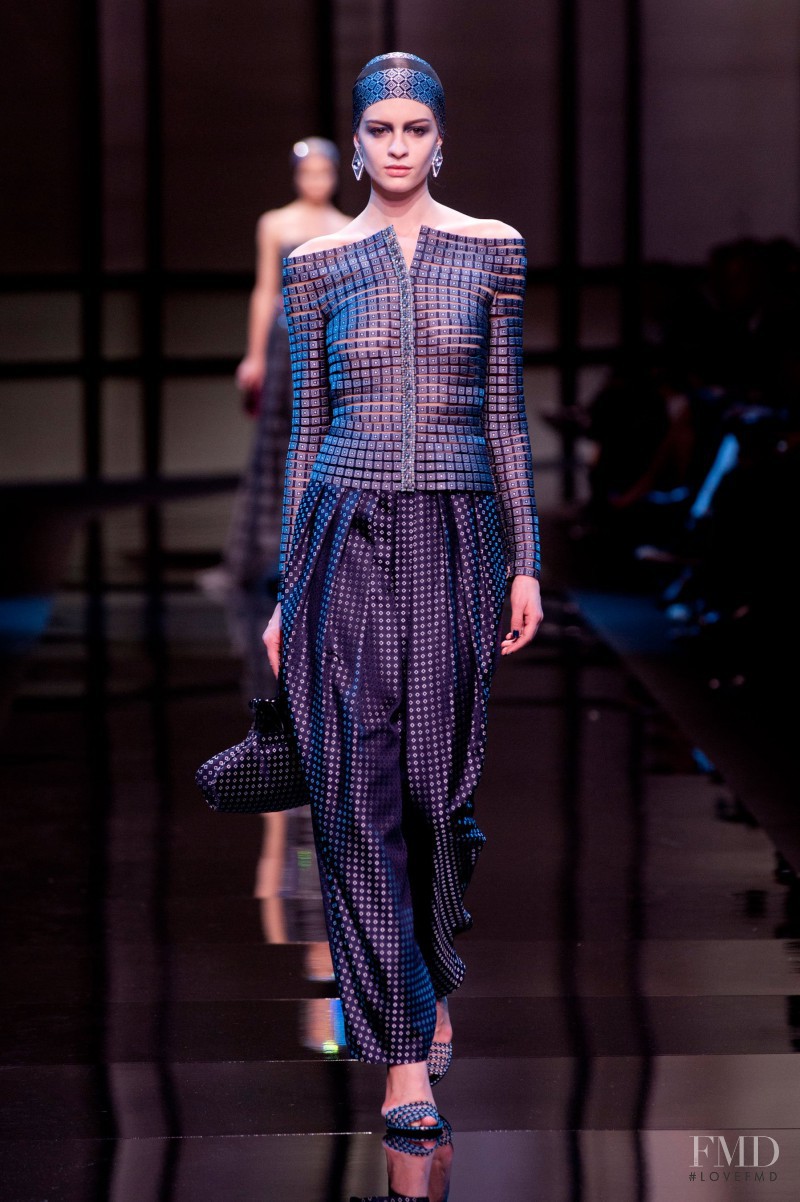 Cristina Mantas featured in  the Armani Prive fashion show for Spring/Summer 2014