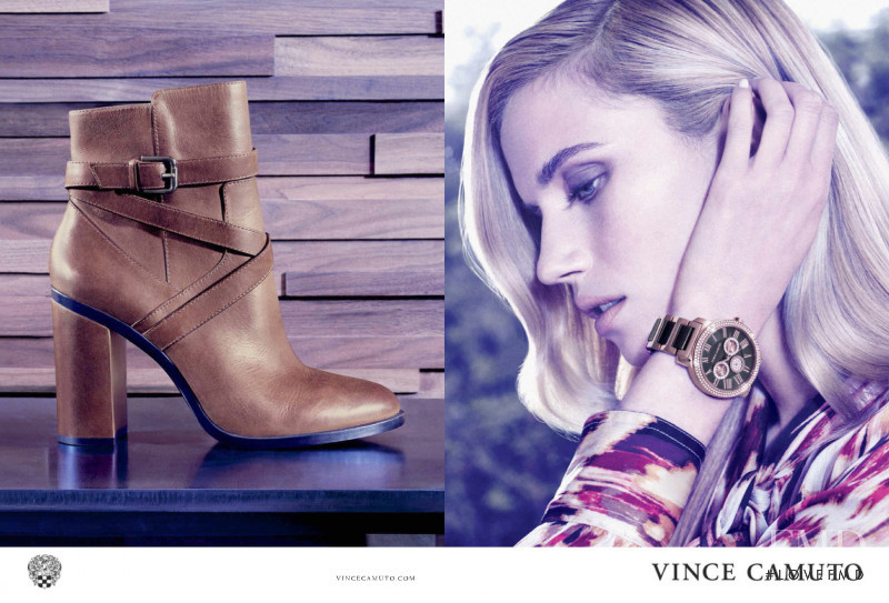 Cato van Ee featured in  the Vince Camuto advertisement for Autumn/Winter 2015