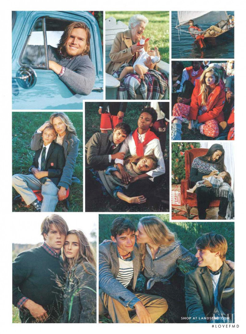 Lands\'End advertisement for Autumn/Winter 2015