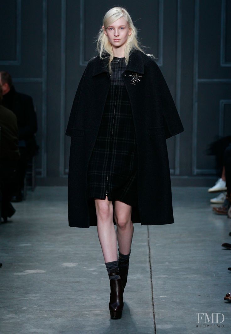 Nastya Sten featured in  the Vera Wang fashion show for Autumn/Winter 2014