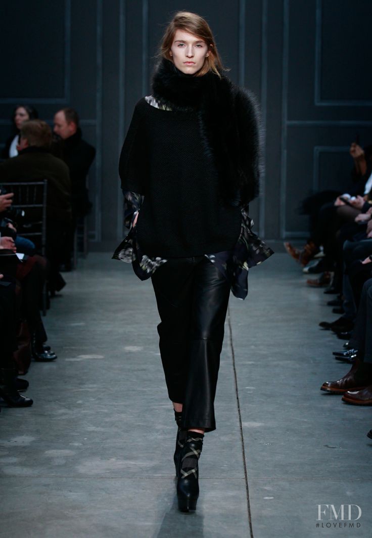 Manuela Frey featured in  the Vera Wang fashion show for Autumn/Winter 2014