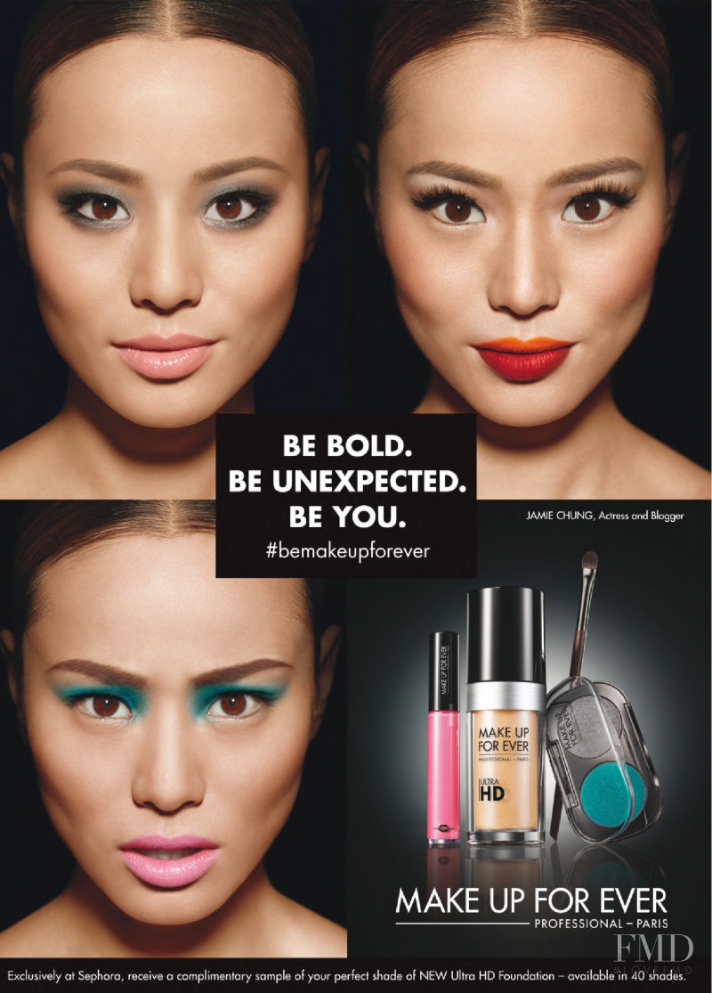 Make Up For Ever advertisement for Autumn/Winter 2015