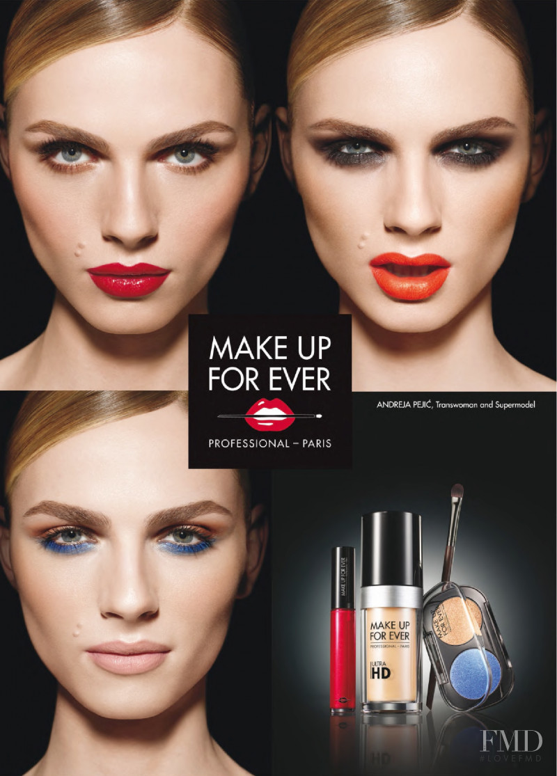 Make Up For Ever advertisement for Autumn/Winter 2015