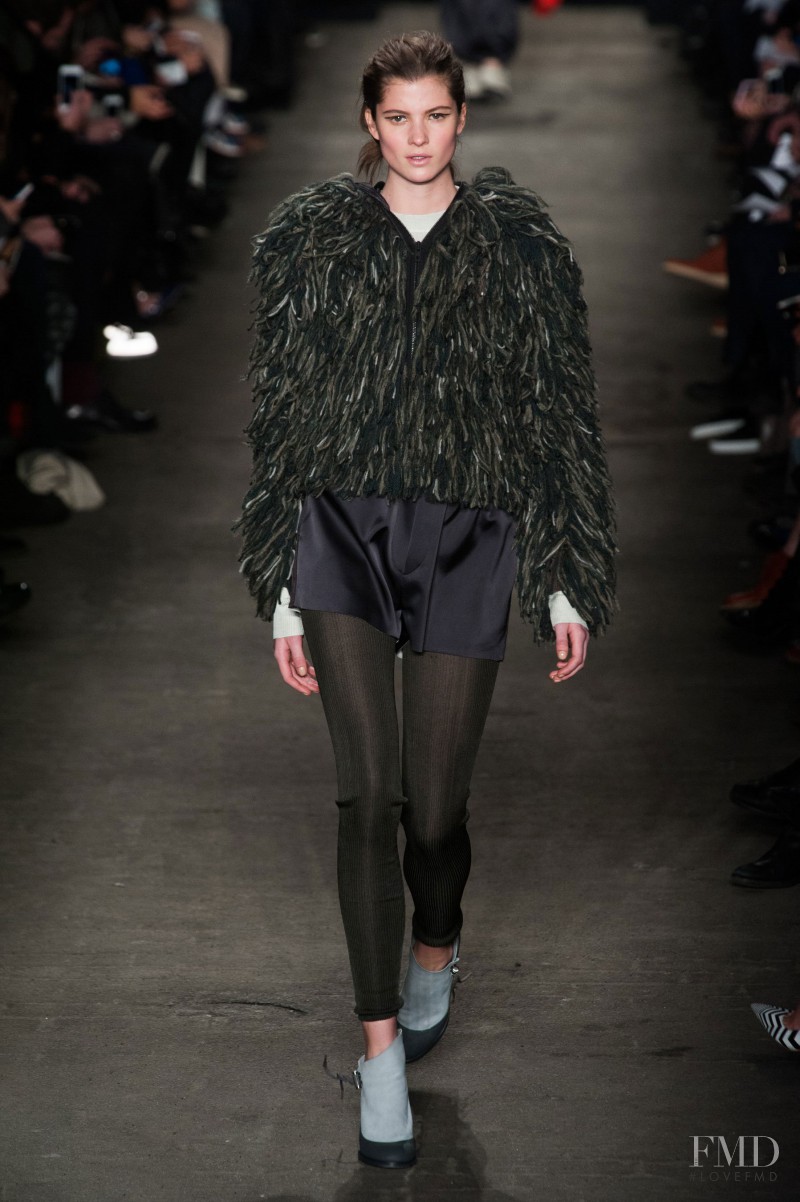 Estee Rammant featured in  the rag & bone fashion show for Autumn/Winter 2014