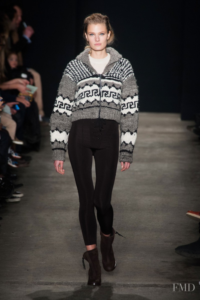 Constance Jablonski featured in  the rag & bone fashion show for Autumn/Winter 2014