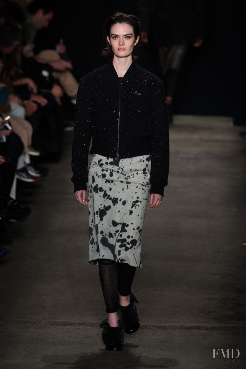 Sam Rollinson featured in  the rag & bone fashion show for Autumn/Winter 2014