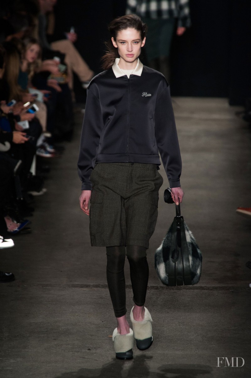 Kate Goodling featured in  the rag & bone fashion show for Autumn/Winter 2014