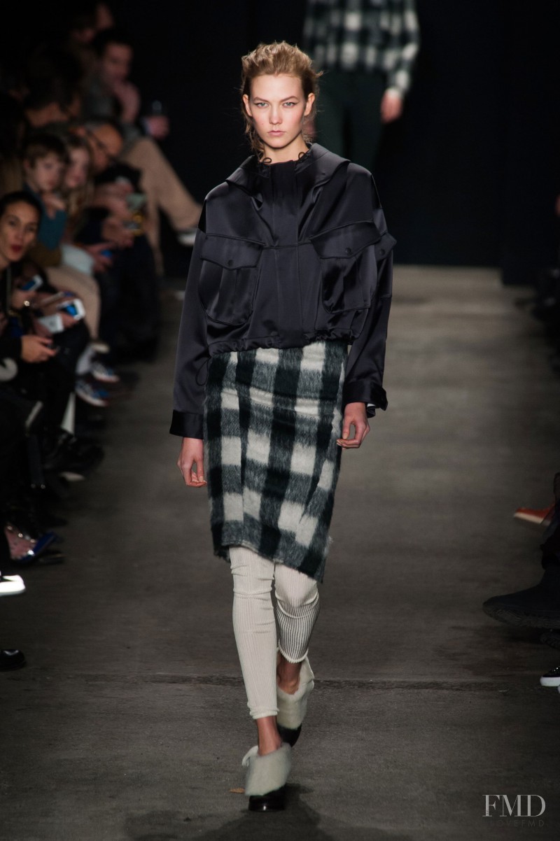 Karlie Kloss featured in  the rag & bone fashion show for Autumn/Winter 2014