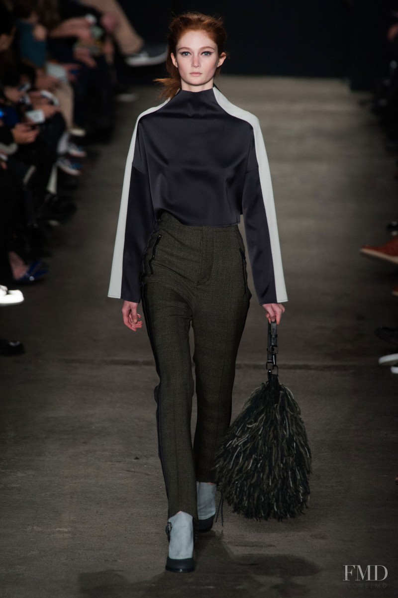 Sophie Touchet featured in  the rag & bone fashion show for Autumn/Winter 2014