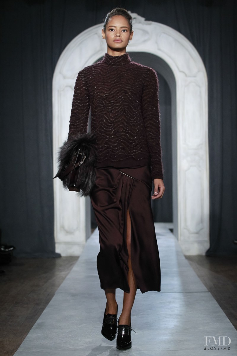 Malaika Firth featured in  the Jason Wu fashion show for Autumn/Winter 2014