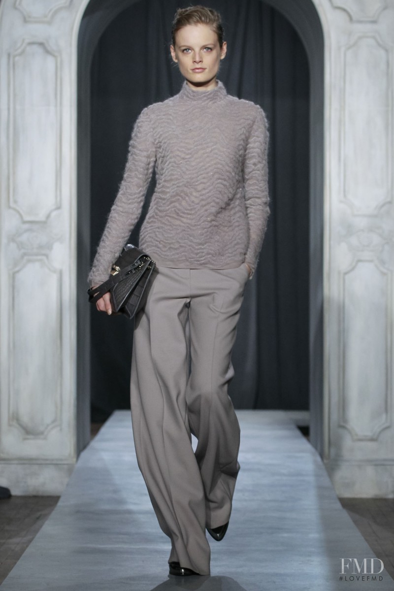 Hanne Gaby Odiele featured in  the Jason Wu fashion show for Autumn/Winter 2014
