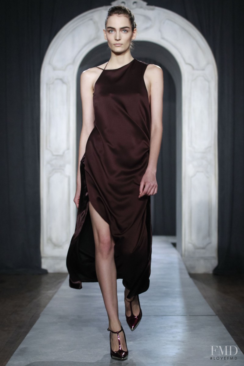 Zuzanna Bijoch featured in  the Jason Wu fashion show for Autumn/Winter 2014