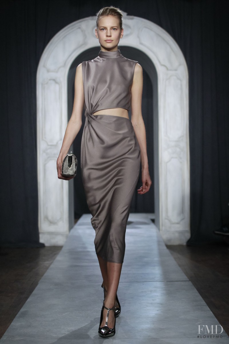 Elisabeth Erm featured in  the Jason Wu fashion show for Autumn/Winter 2014
