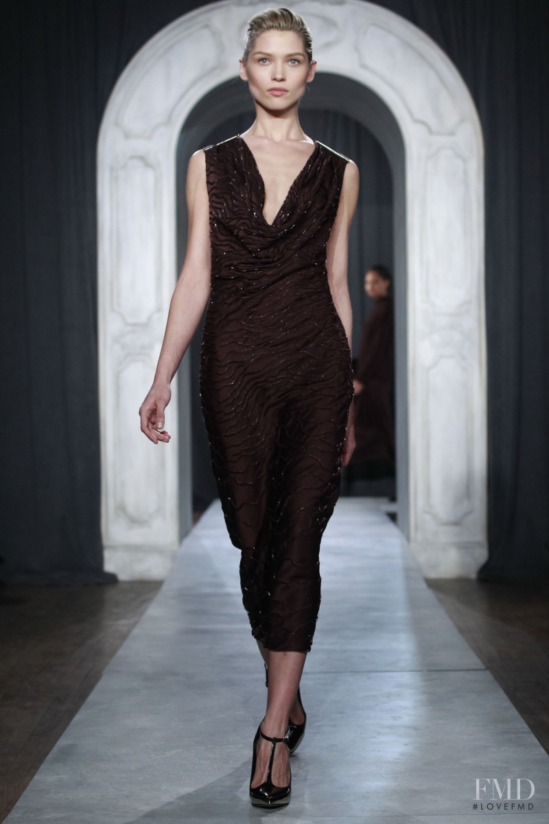 Hana Jirickova featured in  the Jason Wu fashion show for Autumn/Winter 2014