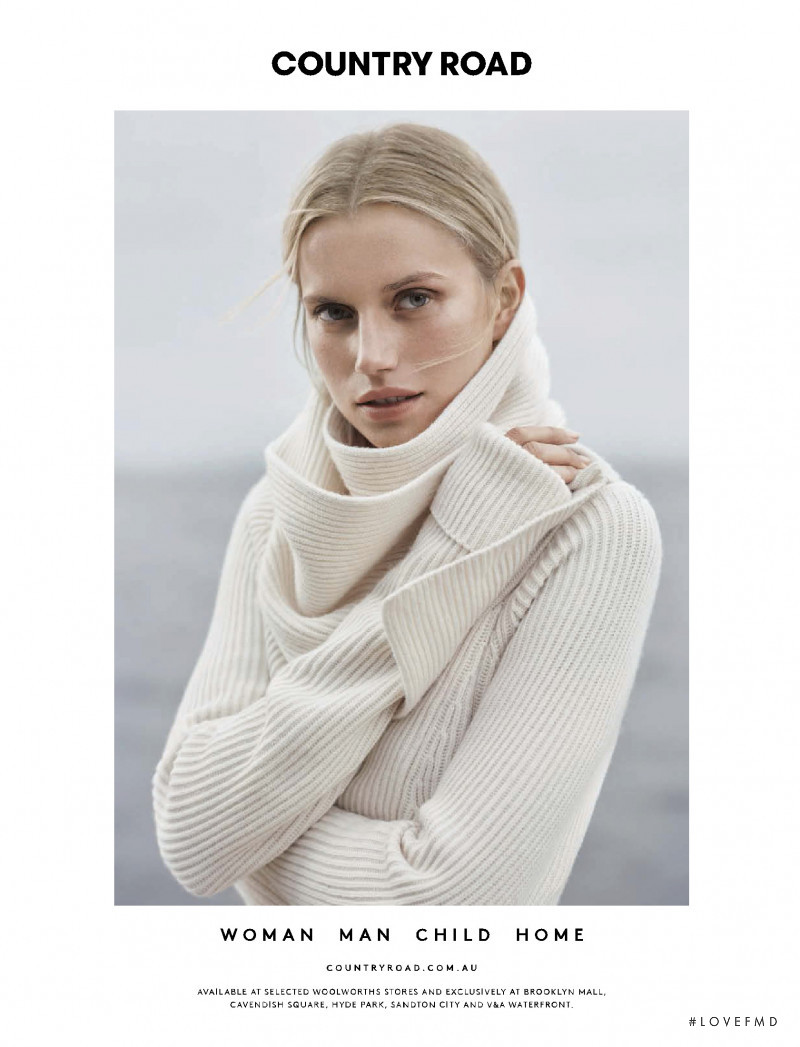 Cato van Ee featured in  the Country Road advertisement for Autumn/Winter 2015