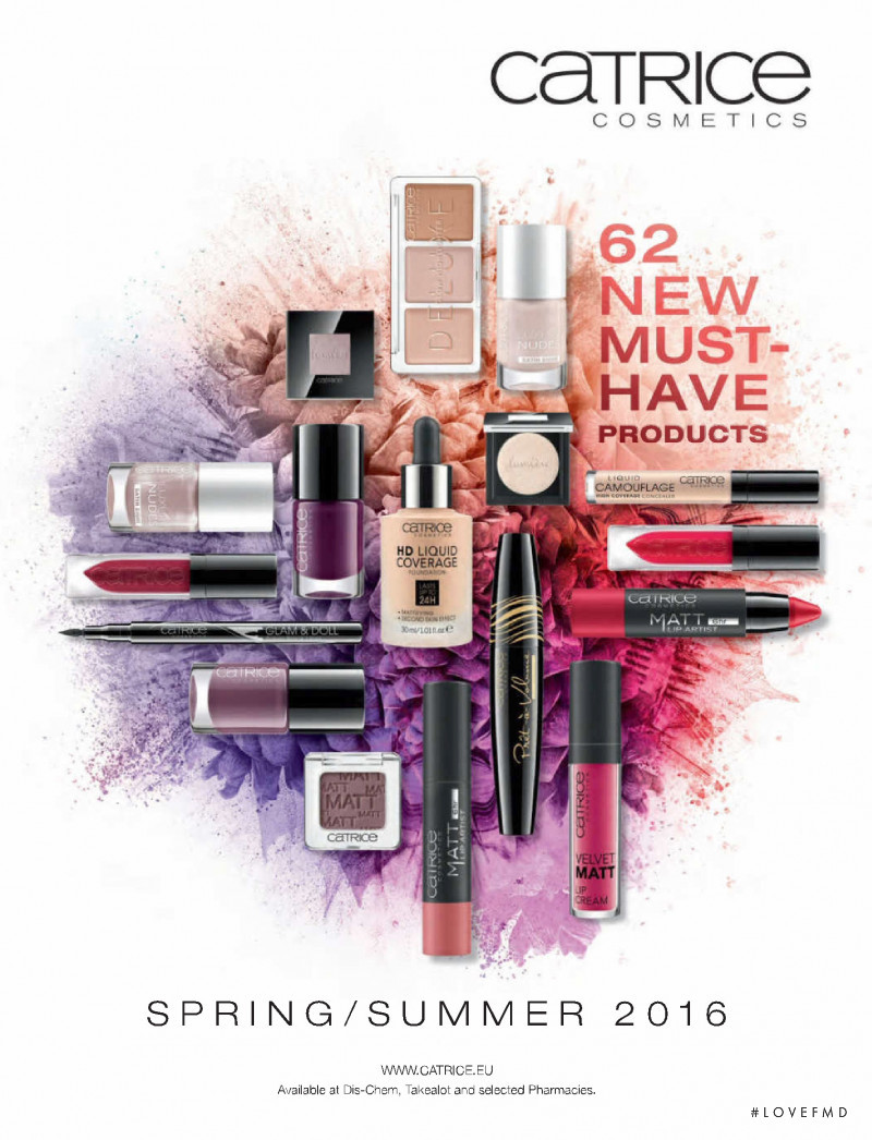 Catrice Cosmetics advertisement for Spring/Summer 2016