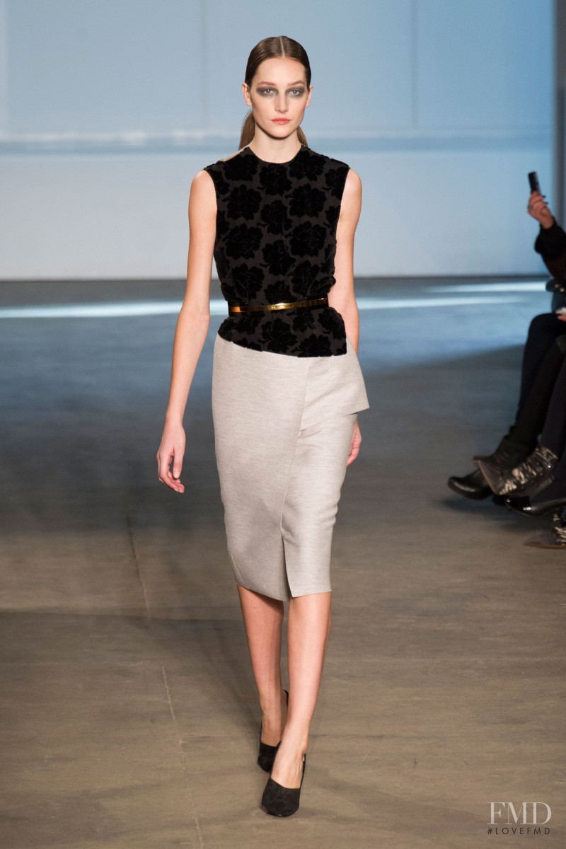 Joséphine Le Tutour featured in  the Derek Lam fashion show for Autumn/Winter 2014